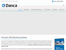 Tablet Screenshot of danca.com.au